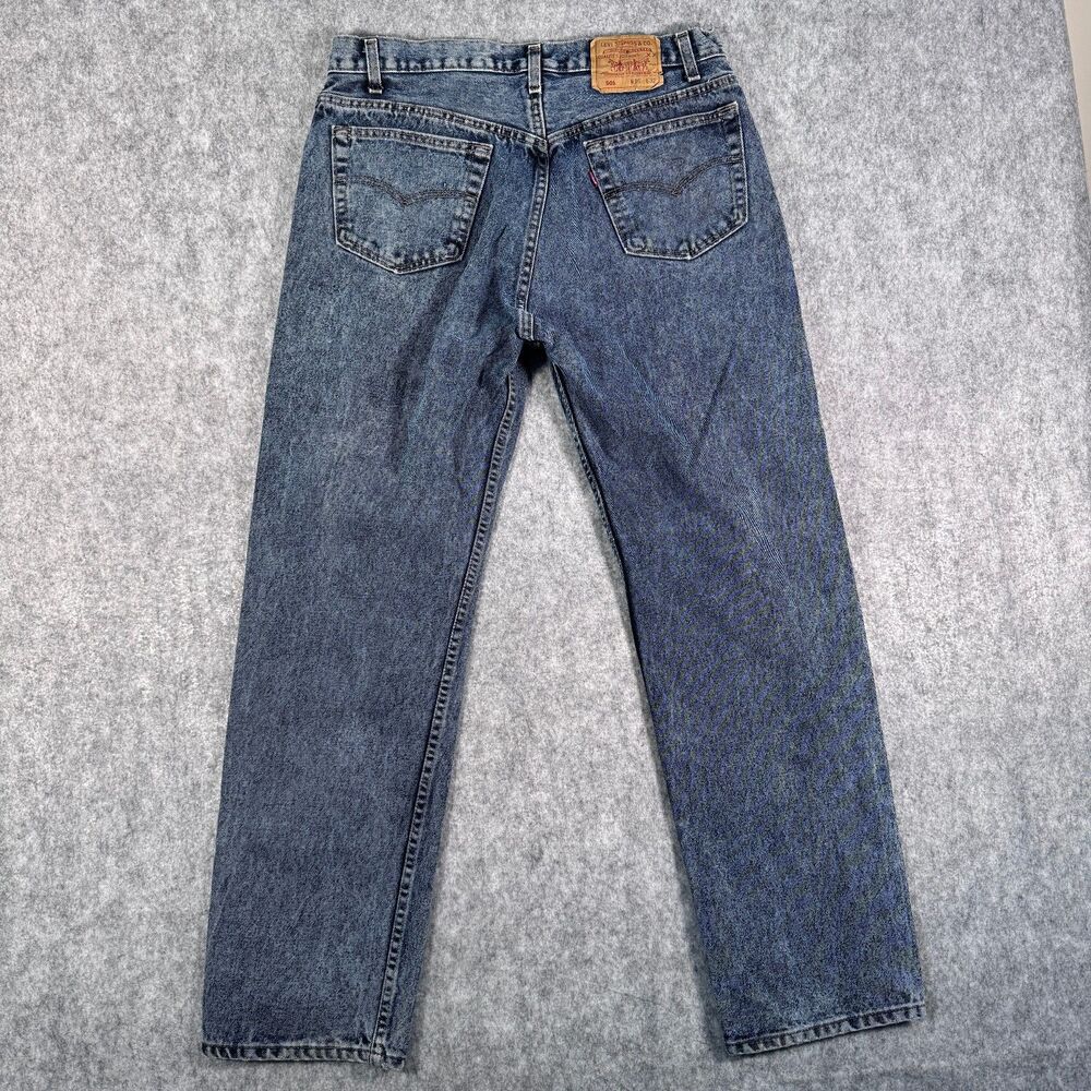VTG Levis 501XX Jeans Mens 36x32 Measures 32x31 Blue Acid Wash Denim Y2K - Picture 10 of 14
